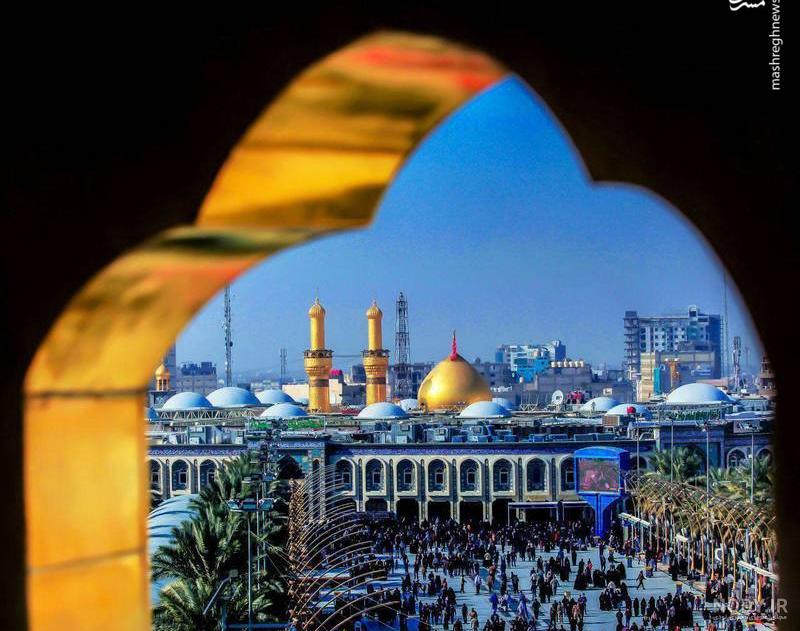 عکس زیبا از بین الحرمین کربلا