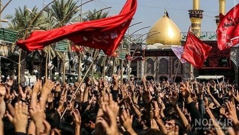 عکس نوشته دلتنگ کربلا