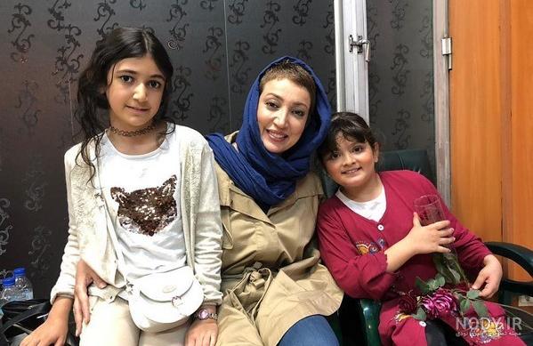 عکس نگار عابدی و خواهرش