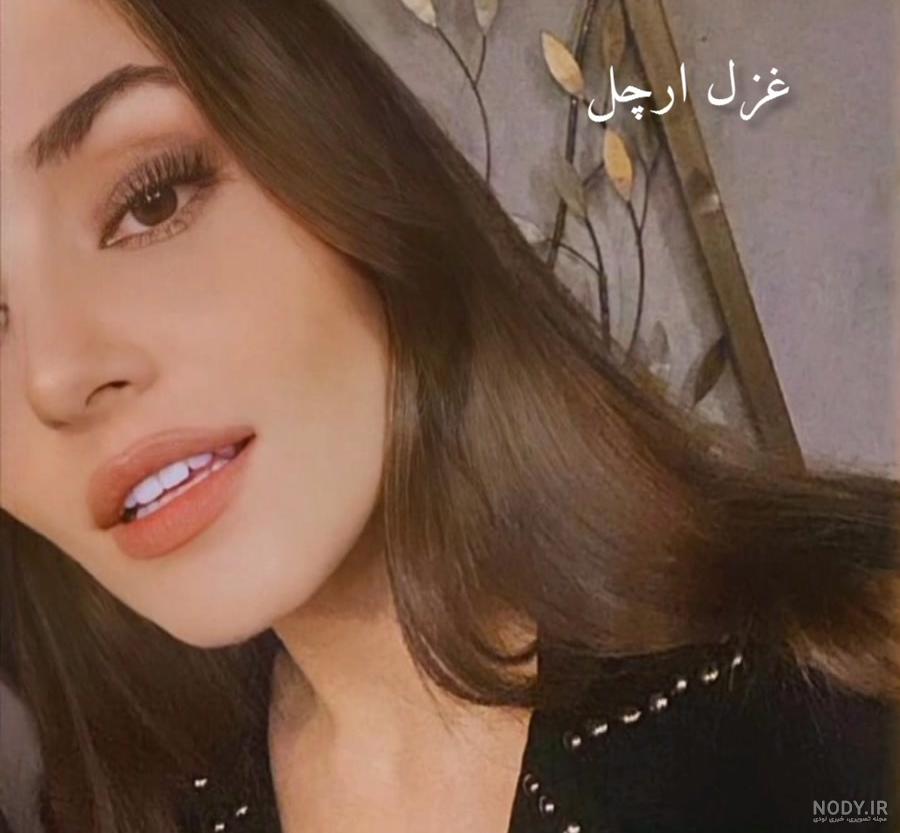 عکس هانده ارچل با روسری عکس هانده ارچل با روسری
