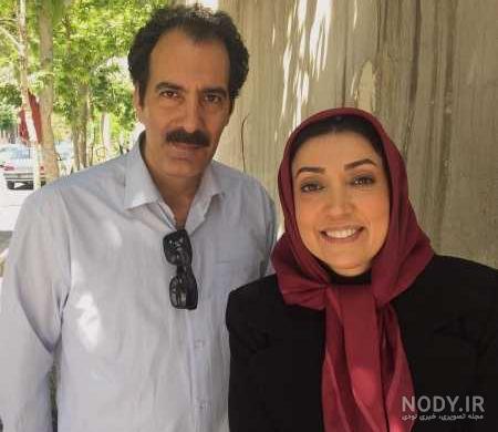 نگار عابدی و همسرش محمد نادری