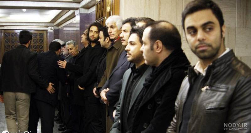 عکس مراسم ختم همسر بنیامین بهادری