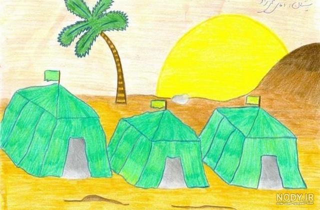نقاشی امام حسین سوار بر اسب نقاشی امام حسین سوار بر اسب