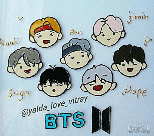 Bts نقاشی بی تی اس Bts نقاشی بی تی اس