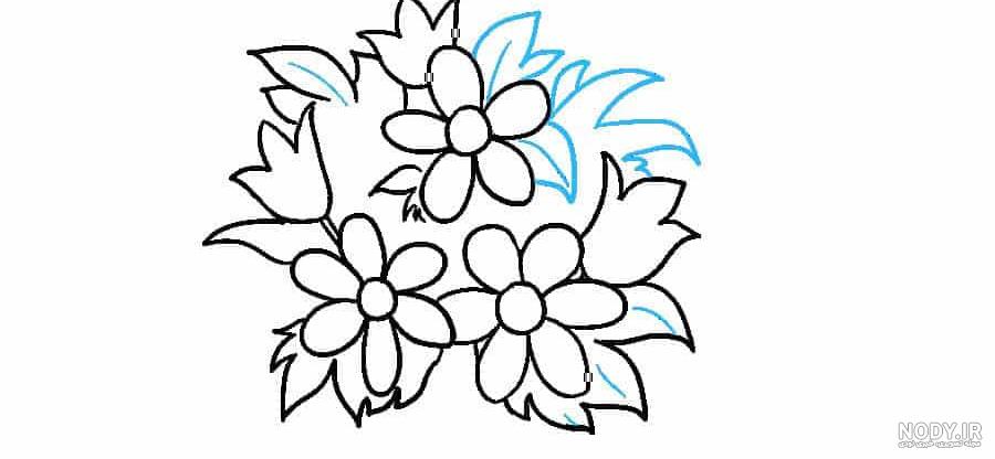 طرح گل برای نقاشی