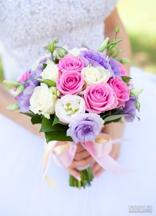 عکس دسته گل رز آبی طبیعی عکس دسته گل رز آبی طبیعی