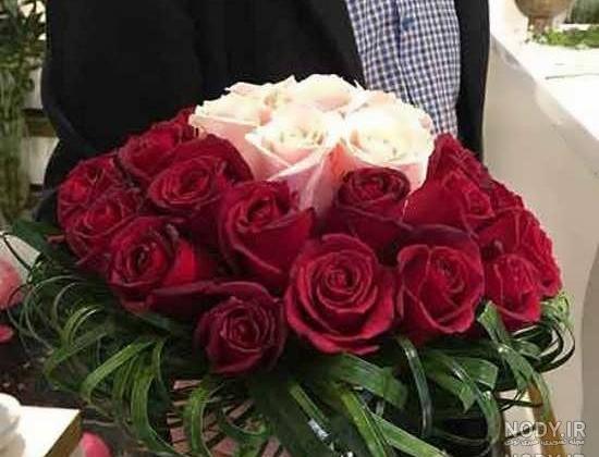 عکس دسته گل طبیعی رز عکس دسته گل طبیعی رز