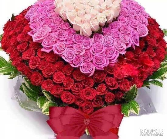 عکس زیبا از دسته گل