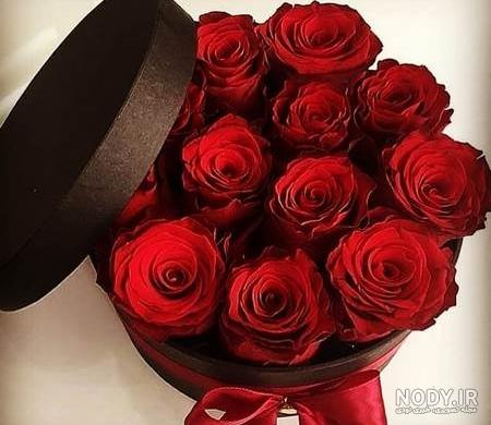 عکس نوشته با دسته گل