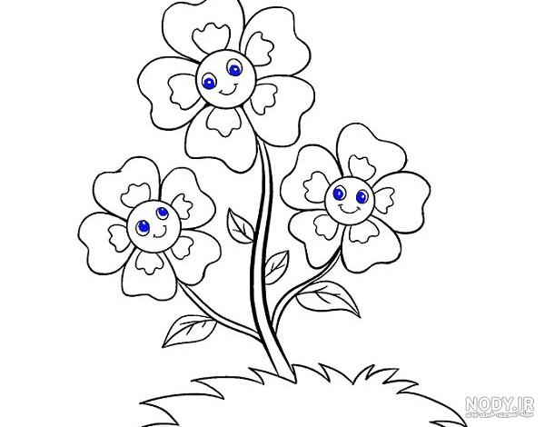 نقاشی گل زیبا