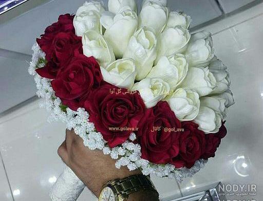 عکس عروس با دسته گل عکس عروس با دسته گل