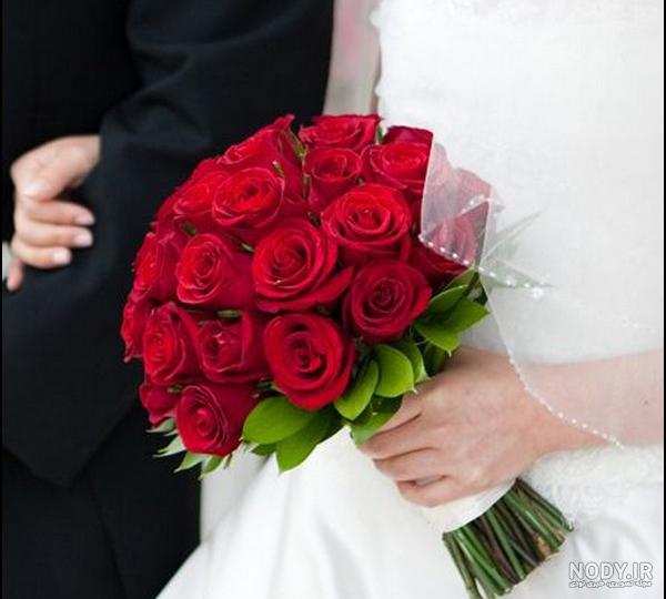 عکس عروس دسته گل