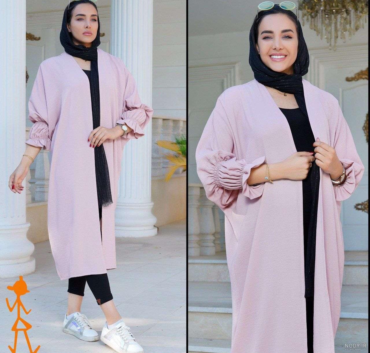 مانتو ابر و بادی مشکی