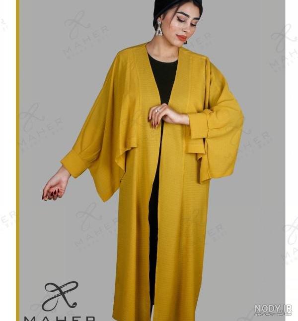 مدل مانتو ابروبادی اشکی جلو باز