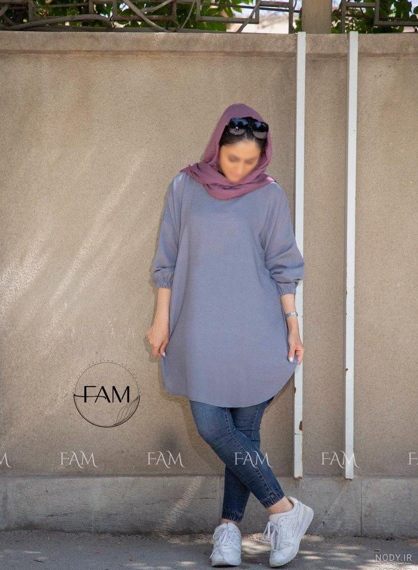 مدل مانتو ابروبادی جلو بسته زنانه