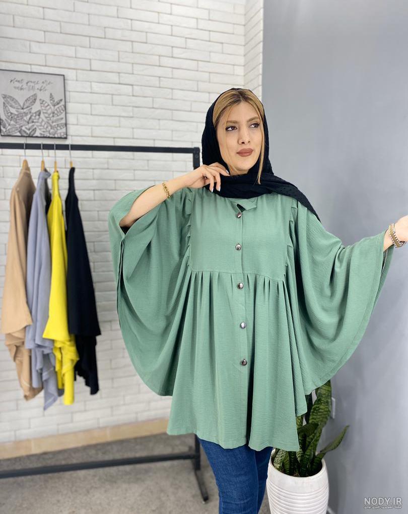 مدل مانتو دکمه دار جدید ۹۹
