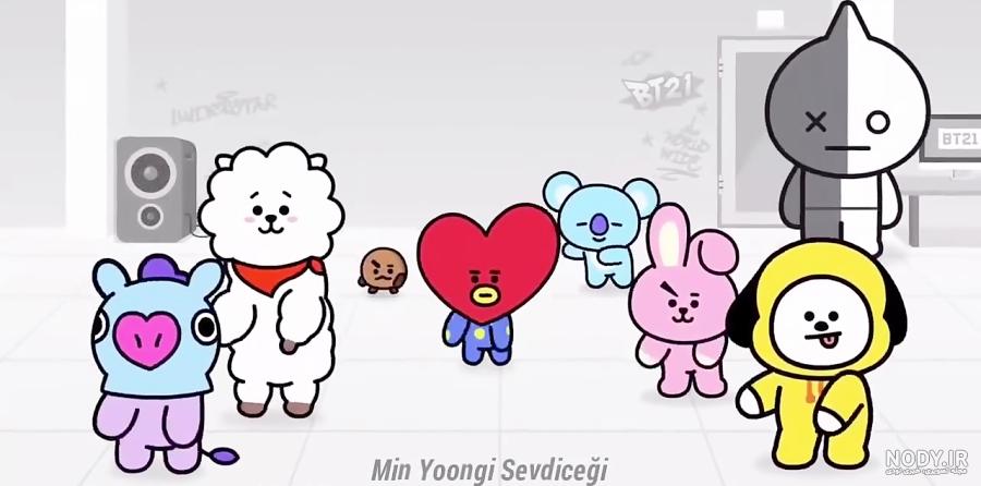 نقاشی عروسک های bts نقاشی عروسک های bts