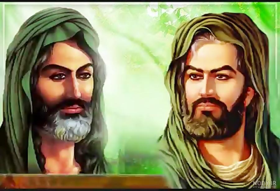 عکس امام حسین و حسن