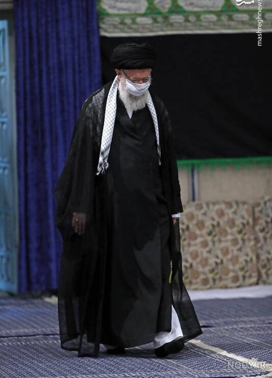 عکس عزاداری رهبر