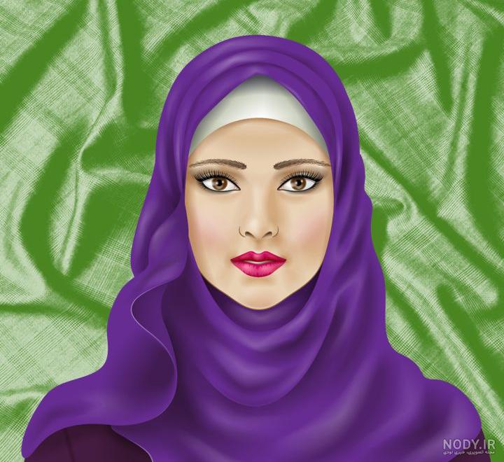 عکس با حجاب عروسکی