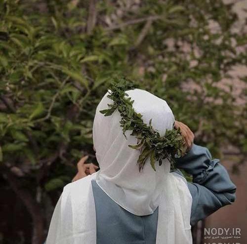 عکس دختر با حجاب کارتونی برای پروفایل