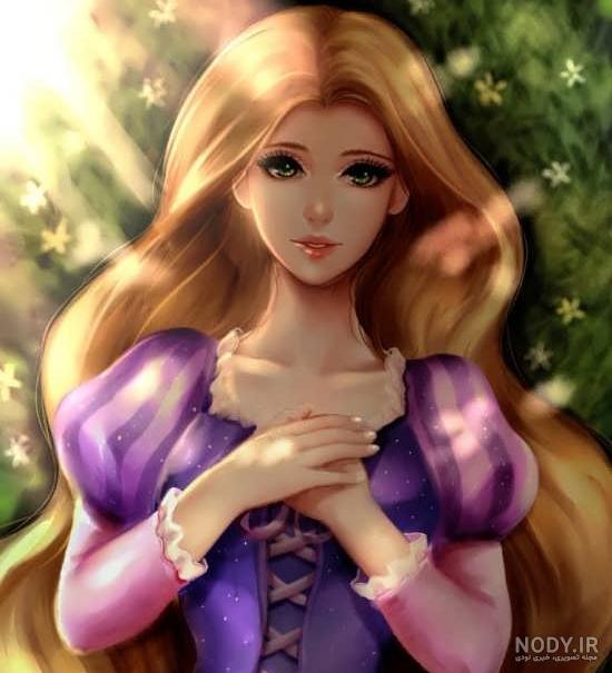 عکس راپونزل برای نقاشی