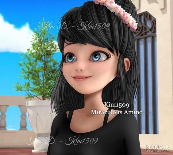 عکس مرینت با لباس پرنسسی