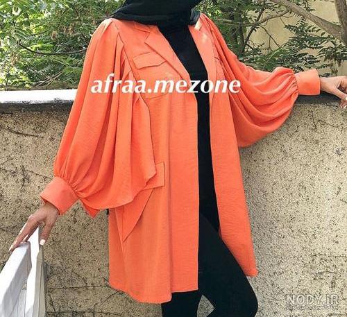 خرید مانتو نارنجی خرید مانتو نارنجی