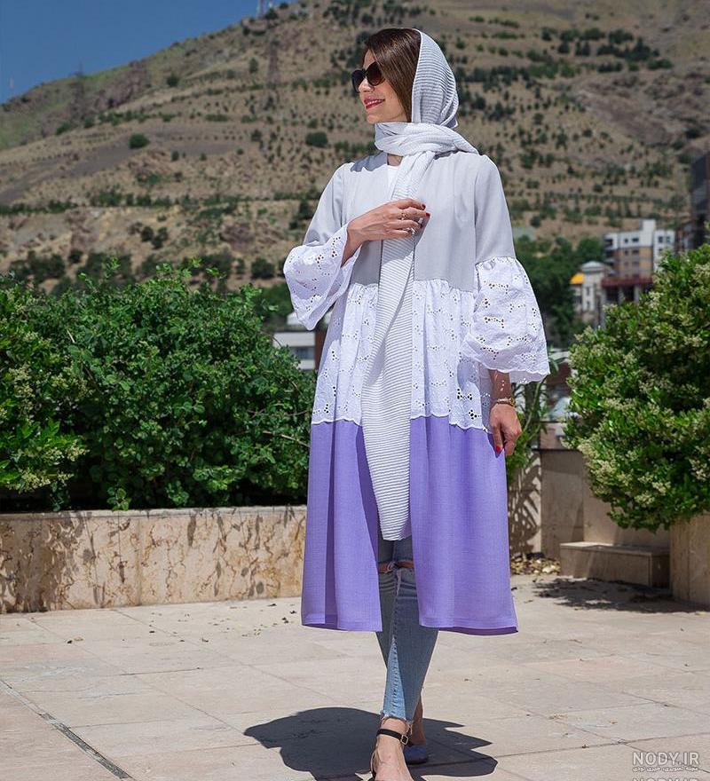 ست مانتو صورتی روشن