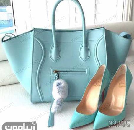 ست کیف و کفش مجلسی مشکی