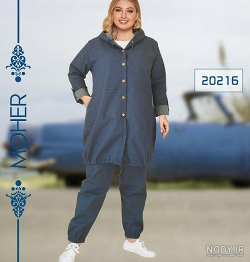 شلوار لی با مانتو