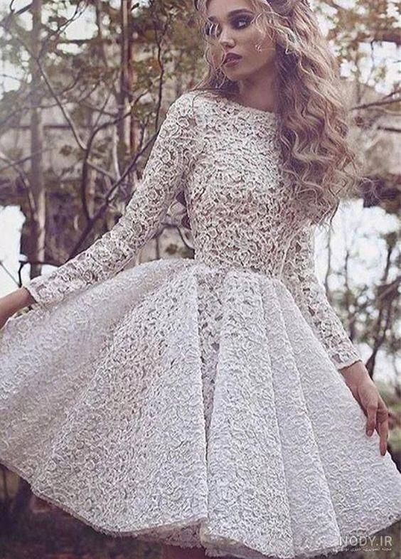 عکس لباس مجلسی دخترانه کوتاه