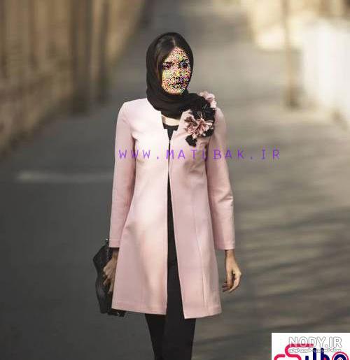 مانتو جلو باز ساده