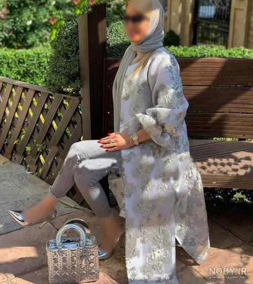 مدل مانتو با پارچه ژاکارد ترک مدل مانتو با پارچه ژاکارد ترک