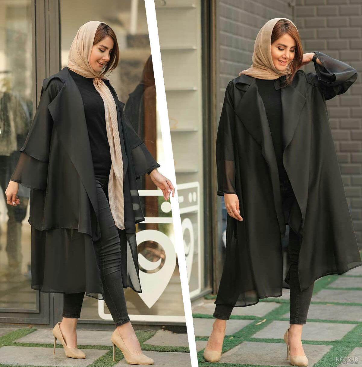 مدل مانتو جلو باز نخی مدل مانتو جلو باز نخی