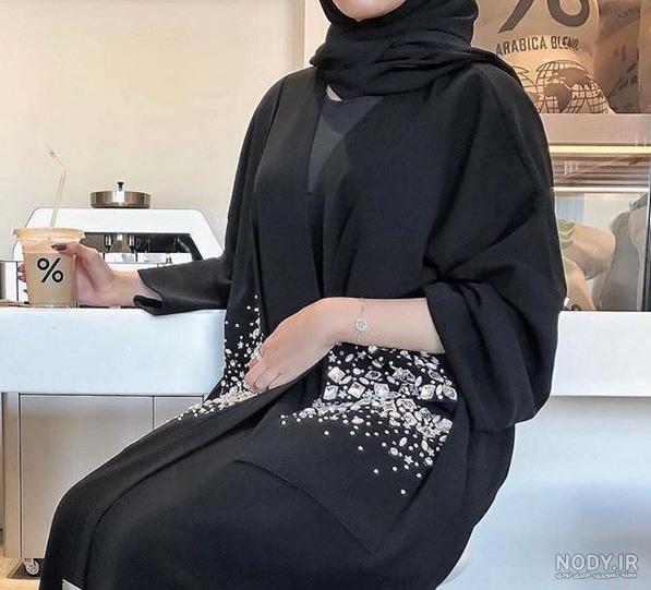مدل مانتو مشکی برای مراسم ختم