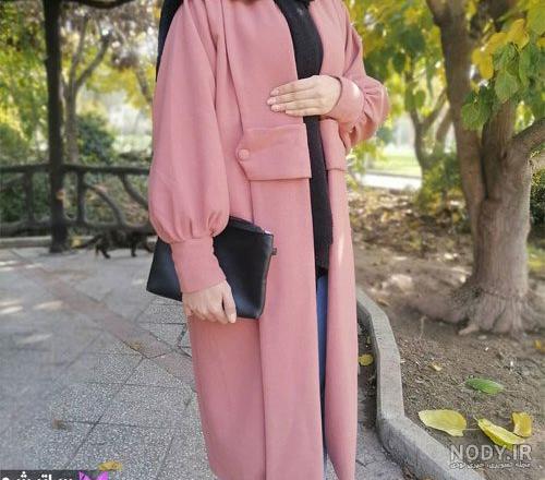 مدل مانتو نخی ساده مشکی