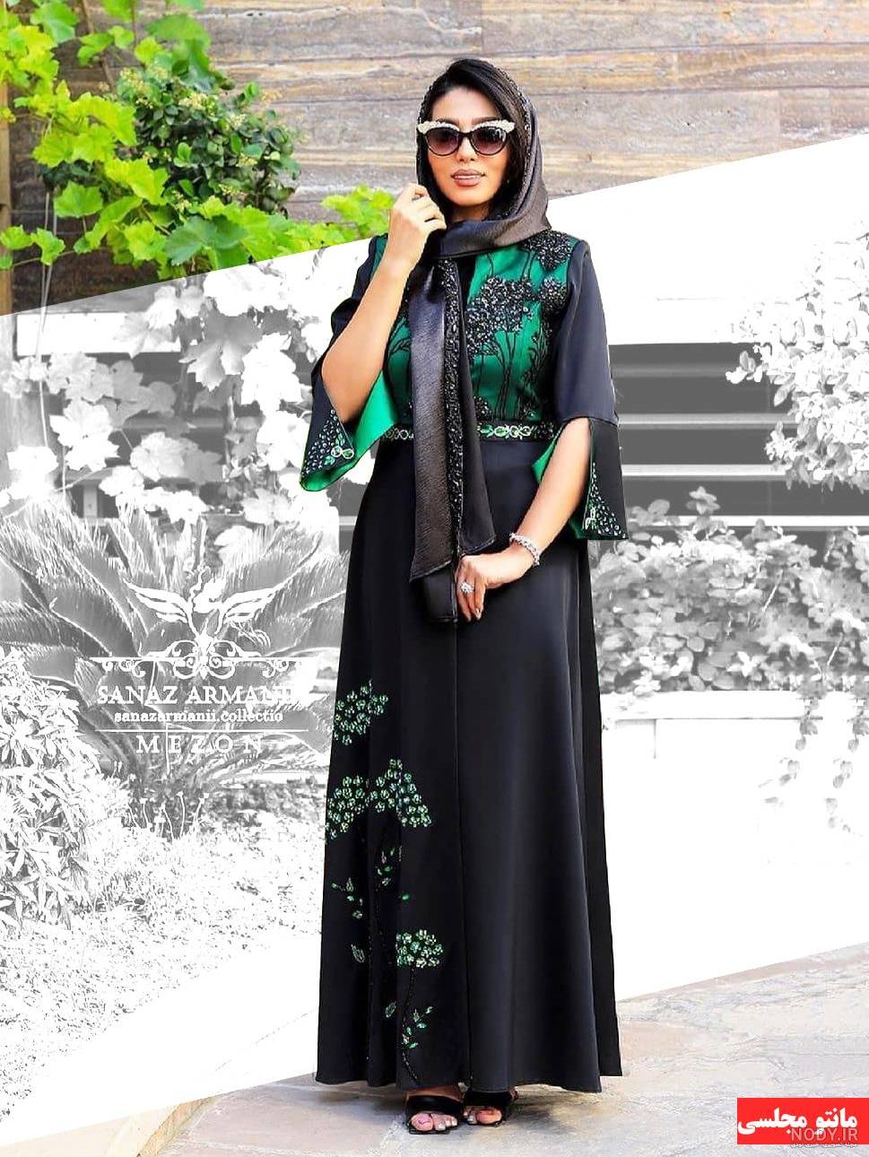 مدل مانتوی بلند دو تیکه