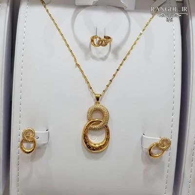 نیم ست طلا جدید ظریف