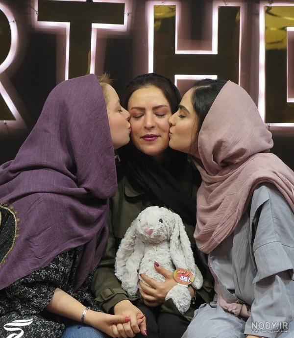 هانیه غلامی و همسرش در برنامه وقتشه