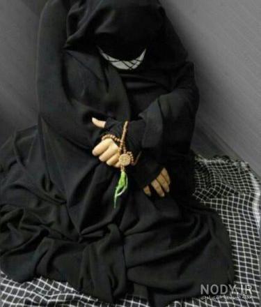 عکس دختر چادری با تفنگ