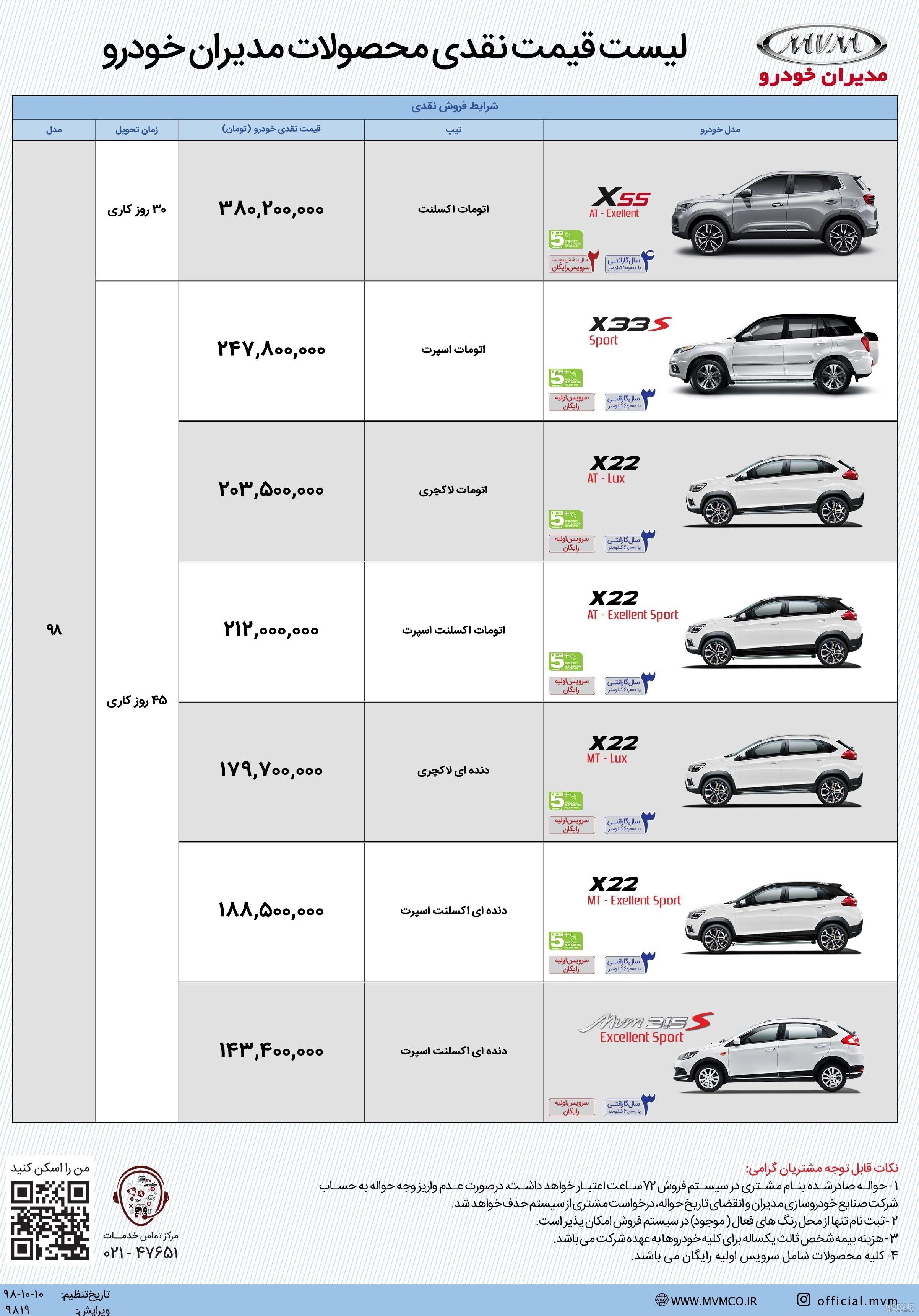 قیمت ماشین آریا