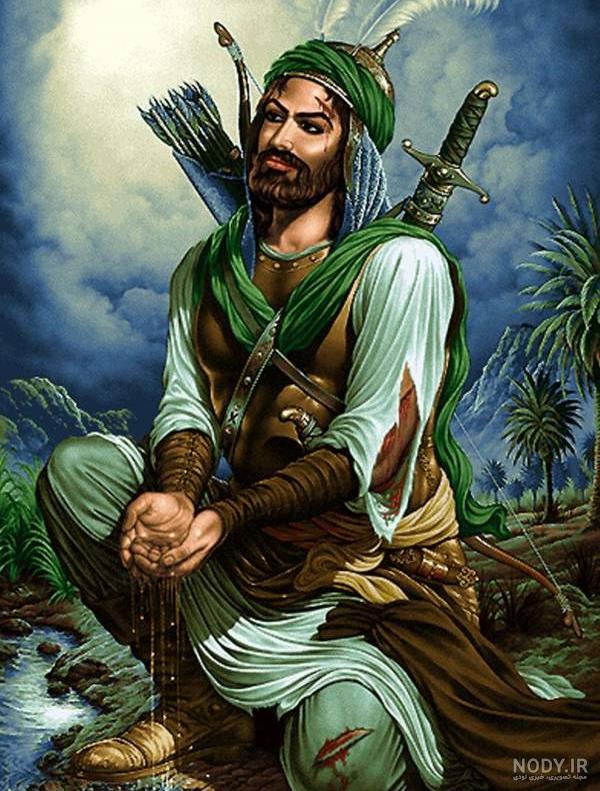 عکس امام حسین و حضرت عباس در کنار هم