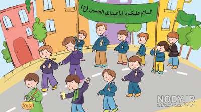 نقاشی کودکانه زیبا و ساده
