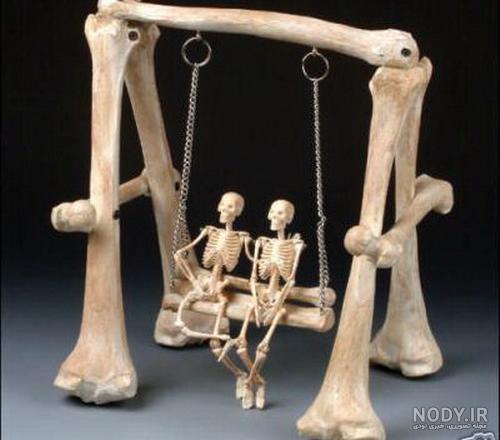 عکس اسکلت رنگی