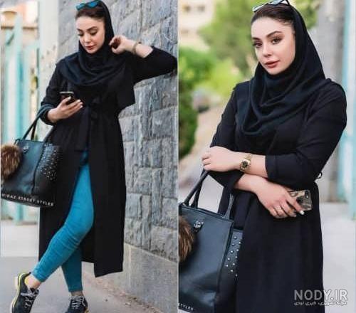 مدل مانتو مشکی جدید ساده