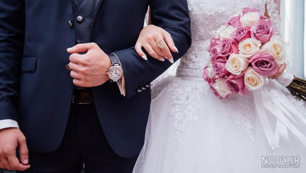 عکس داماد تنها