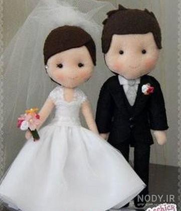 عکس عروسک عروس و داماد