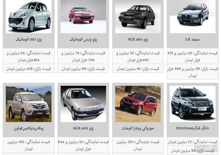 قیمت محصولات ایران خودرو در فروش فوق العاده قیمت محصولات ایران خودرو در فروش فوق العاده