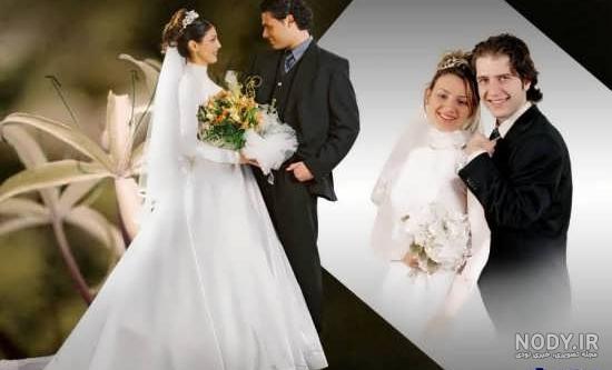 ژست عروس و داماد در آتلیه